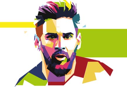 Lionel Messi vector WPAP